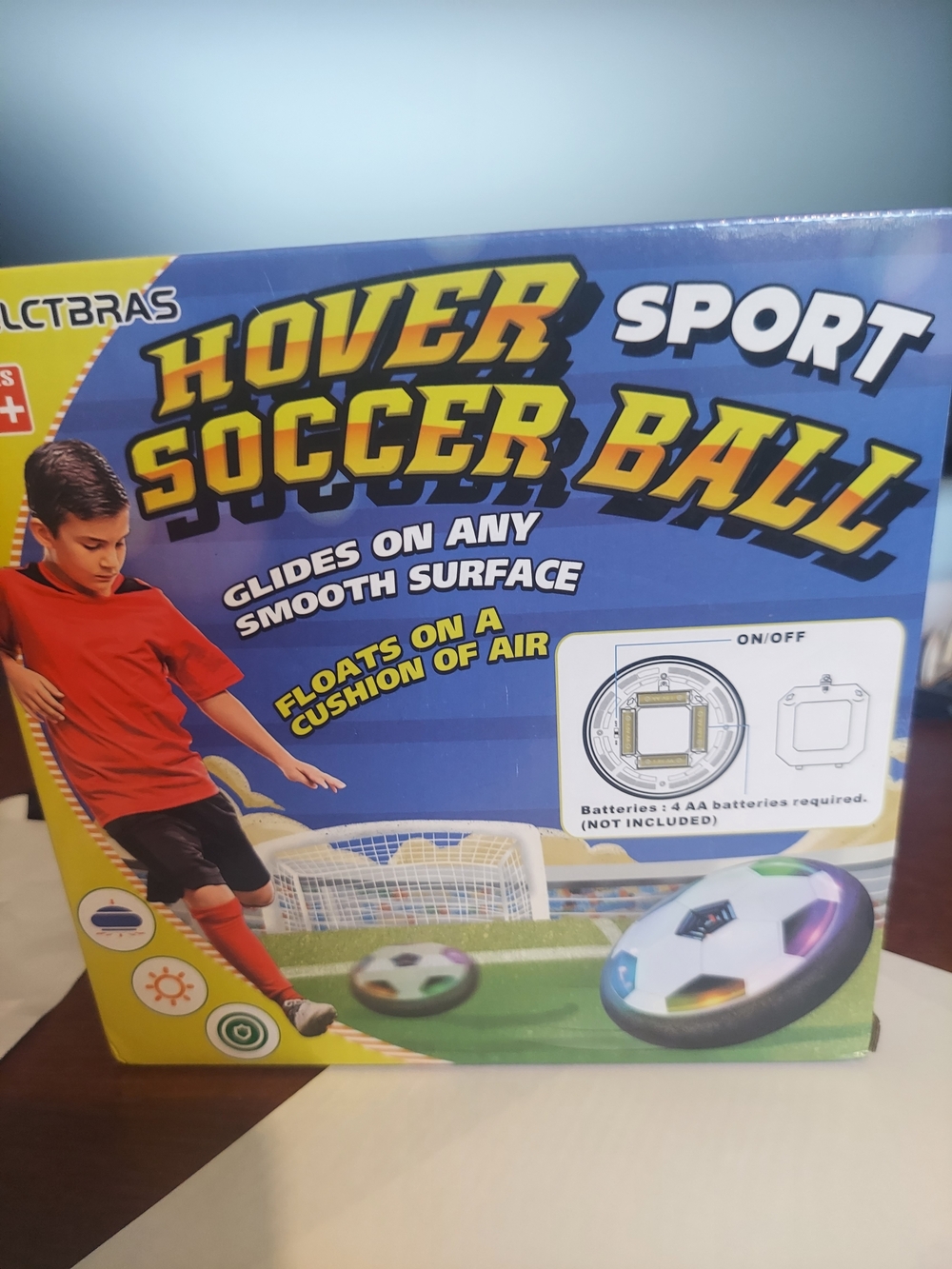 Elctbras Hover Soccer Ball - Multi Color Kids Air Cushion Toy NWT